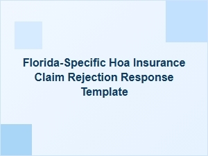 How to Respond to Florida Hoa Insurance Claim Denials