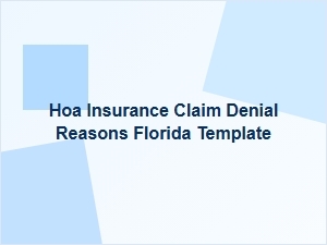 Common Reasons for Hoa Insurance Claim Denials in Florida