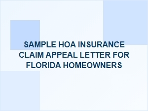 How to Appeal an Hoa Insurance Claim in Florida